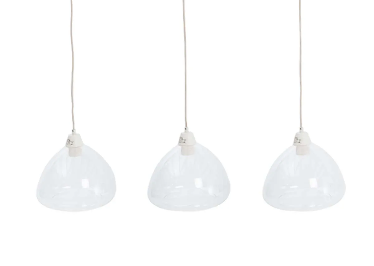 A dimension image of he Bisho Ceiling Light with 94cm x 24cm