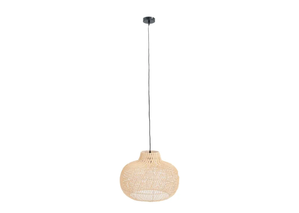 Natural Hanging Pendant Light - Charita