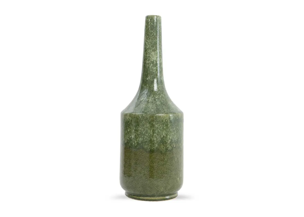 Large Dark Green Vase - Tezu
