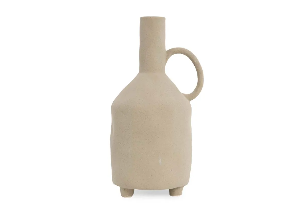 Medium Olive Green Vase - Jonai