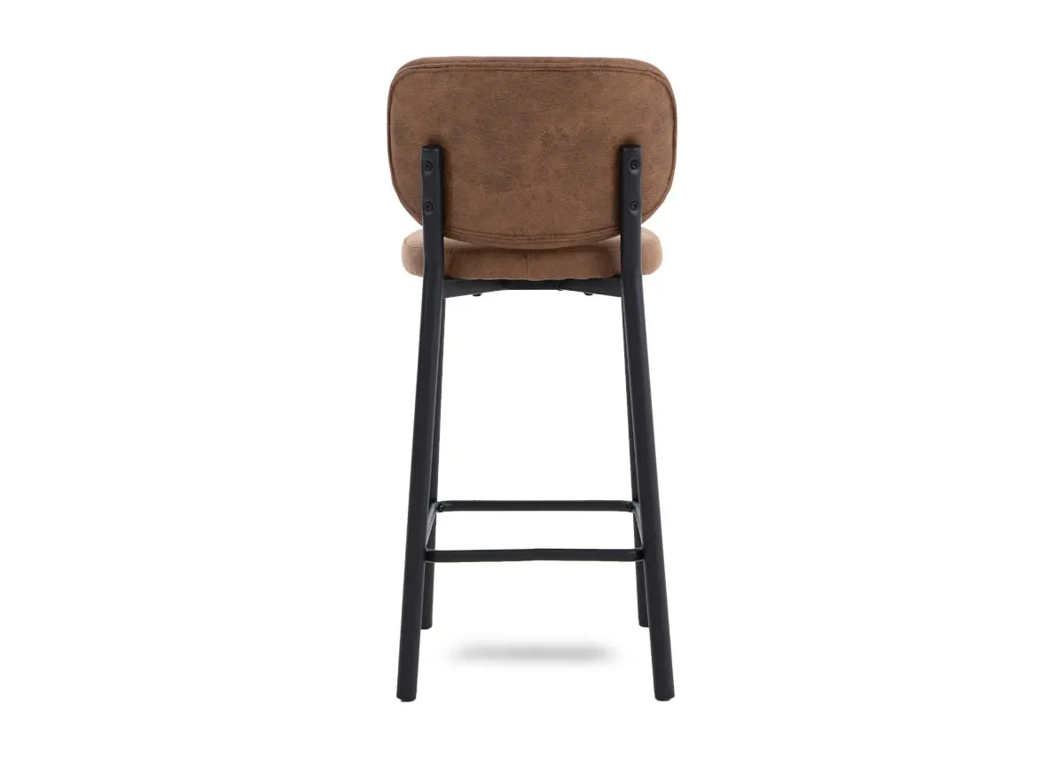 A dimension image of the Swan Bar Stool with 42cm x 50.5cm x 93cm 