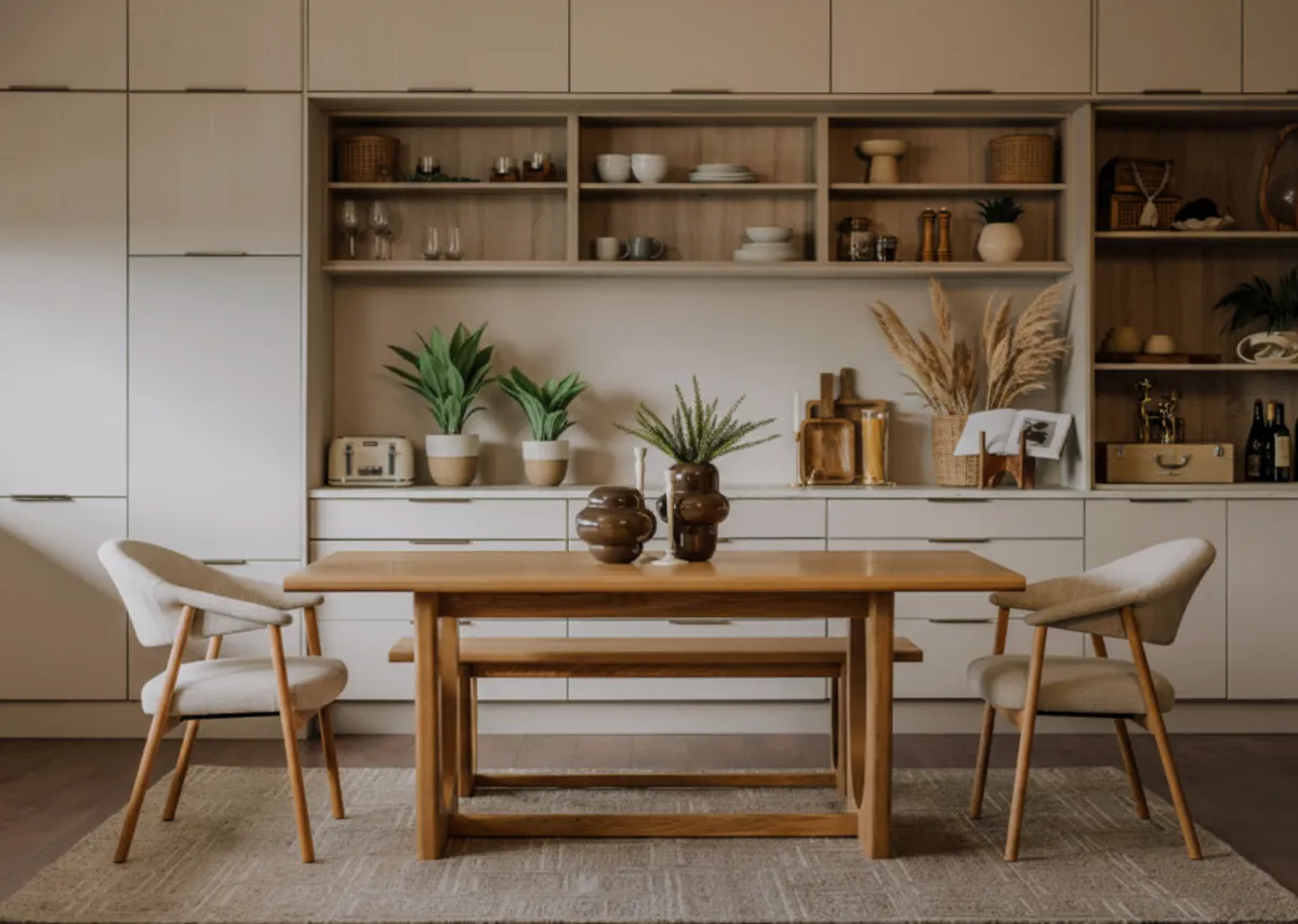 155cm Natural Oak Dining Bench - Flow
