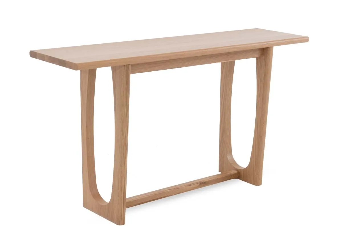 Natural Oak Console Table - Flow