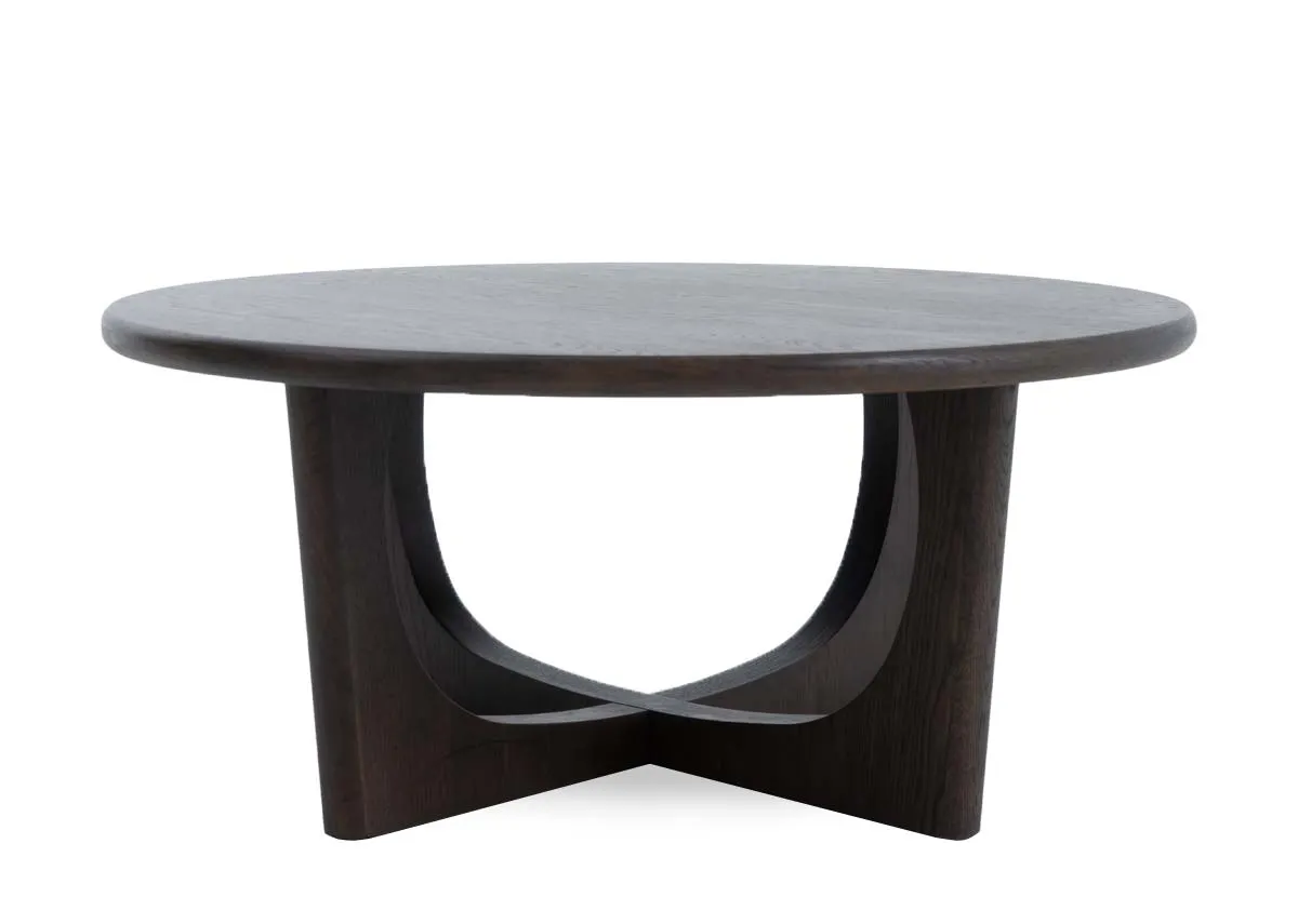 A dimension image of the Flow coffee table with 90cm x 40cm