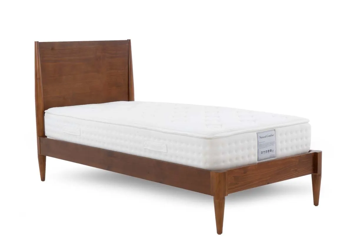 Single (3ft) Dark Pine Bed Frame - Leya