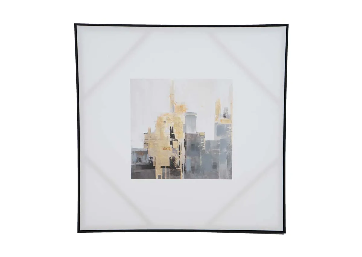 100cm x 100cm Framed Canvas - Elevate 1