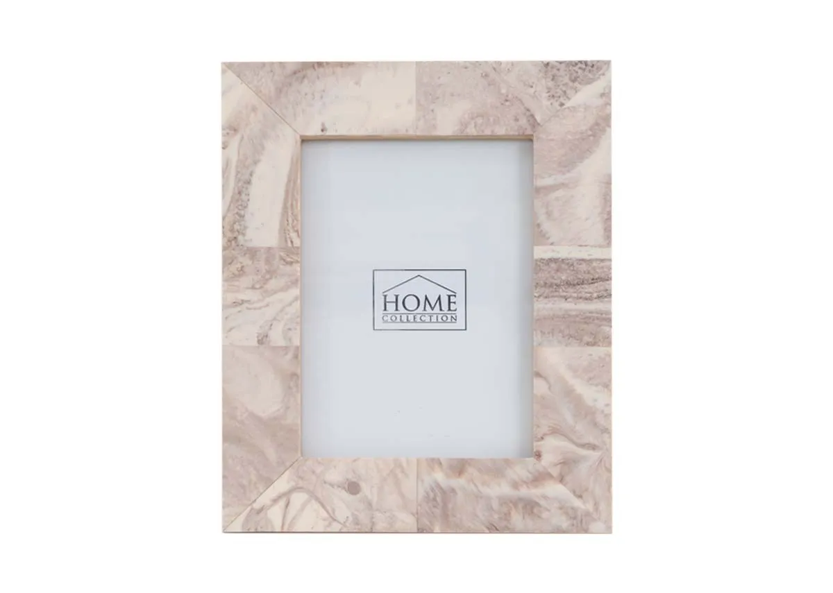 7" x 9" Brown & White Photo Frame - Carmine