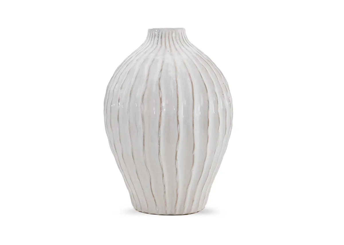 A dimension image of the Lorito Medium Vase with 30cm x 16cm x 25cm