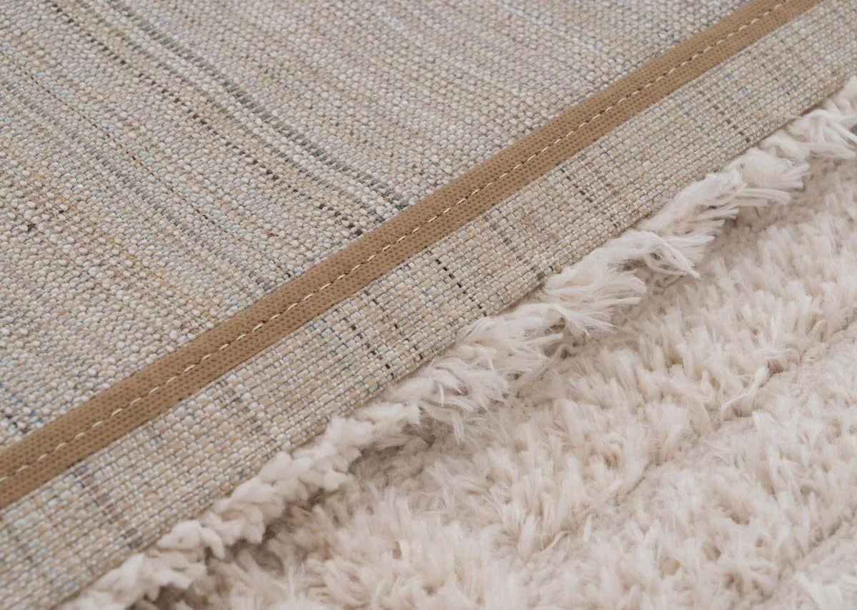 A dimension image of the Mosiac Beige rig with 200cm x 290cm