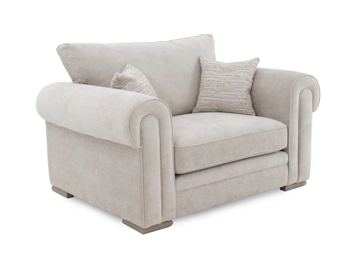 Beige Fabric Snuggler - Olivia