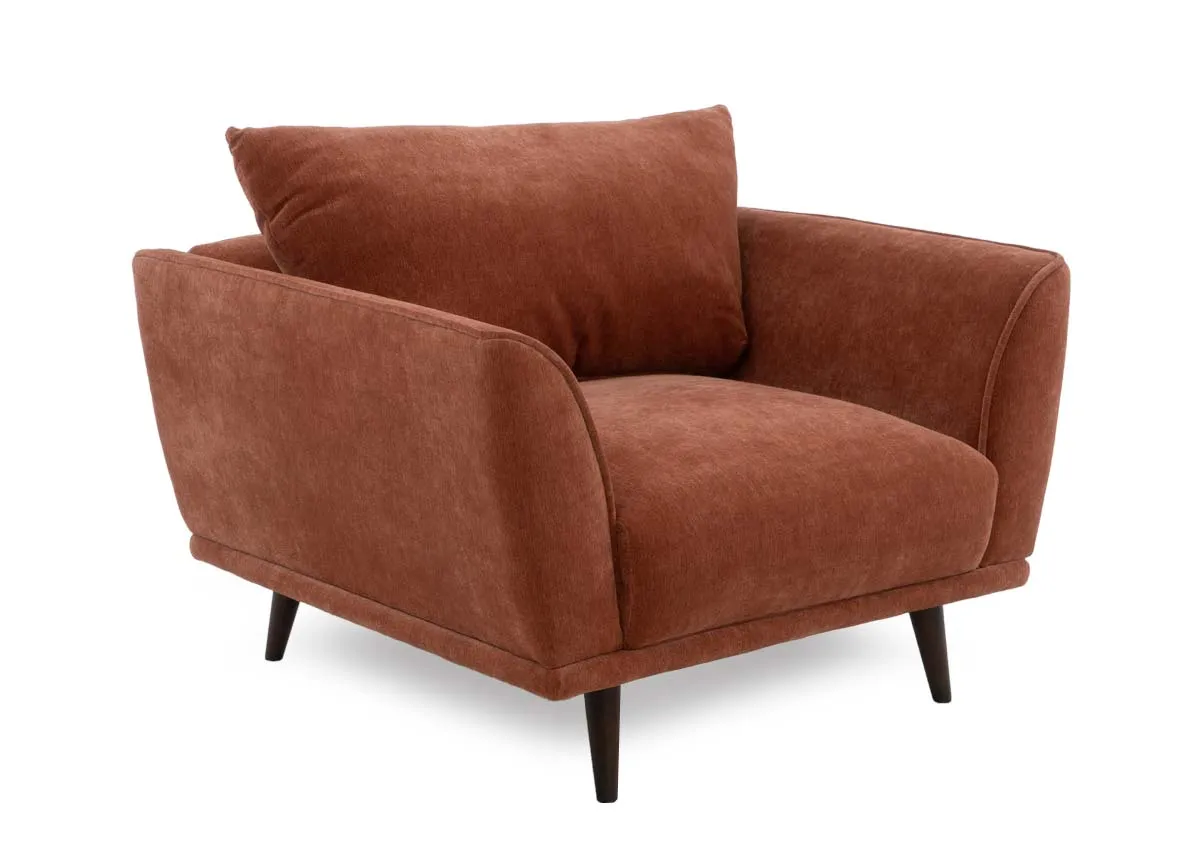 Rust Fabric Cuddler - Boutique