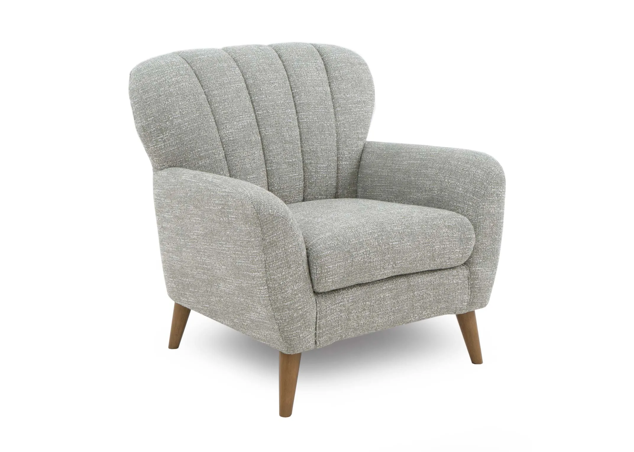 Light Green Fabric Armchair - Harper