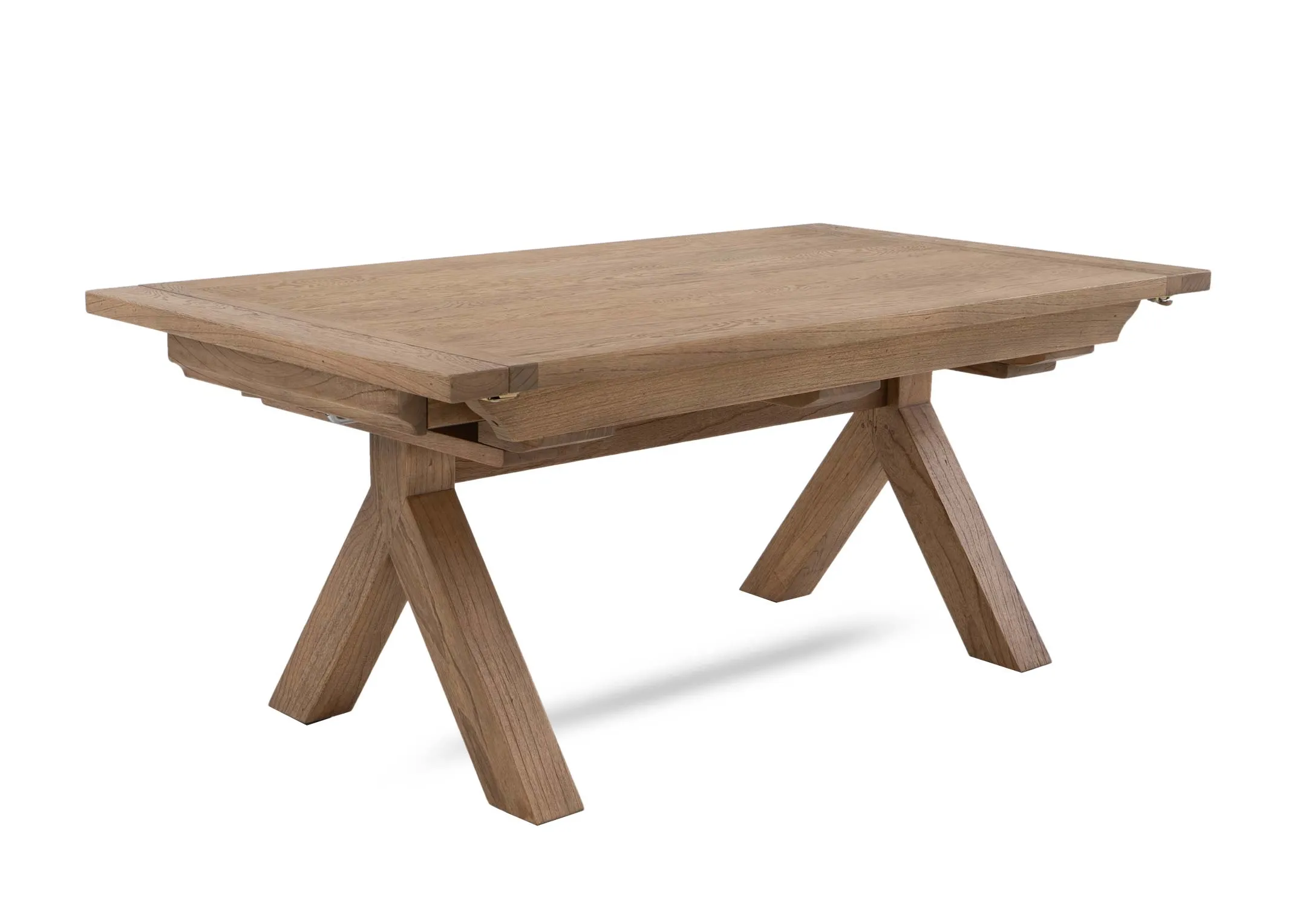 180cm-280cm Oak Extendable Dining Table - Toulon