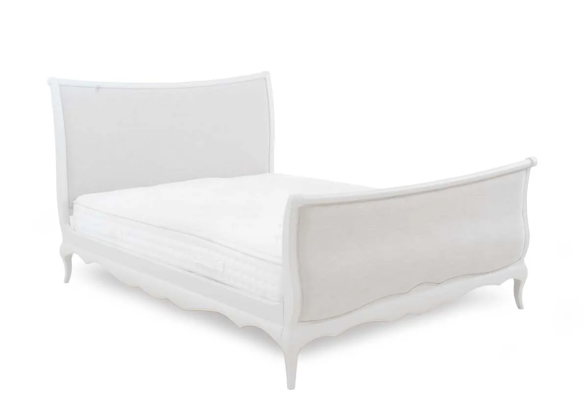 Double (4ft6) White Oak Bed Frame - Amelie