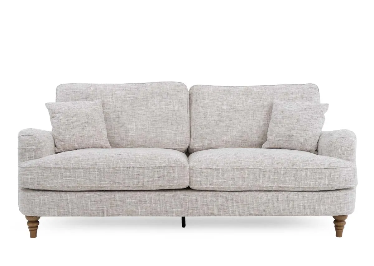 A dimension image of the Lismore 3 Seater sofa with 215cm x 102cm x 97cm