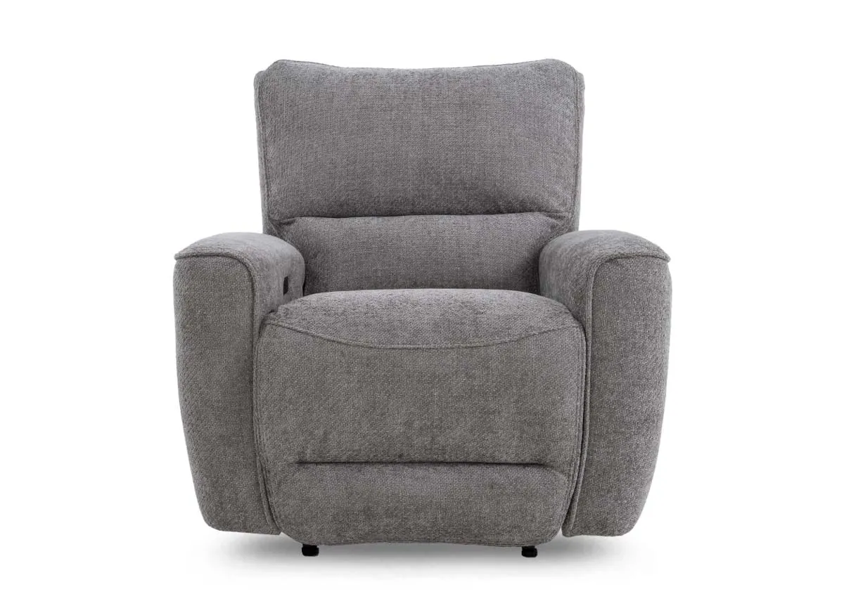 Grey Fabric Power Recliner - Ashbrook