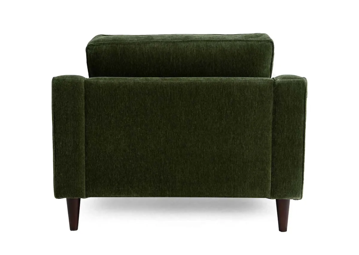A dimension image of the Genoa Armchair with 108cm x 99cm x 86cm