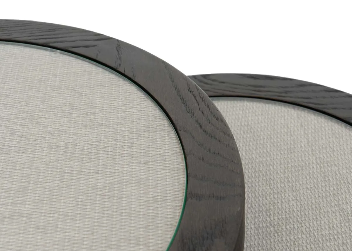 A dimension image of the Haven Nest of 2 Tables with 50cm-40cm x 48cm x 55cm