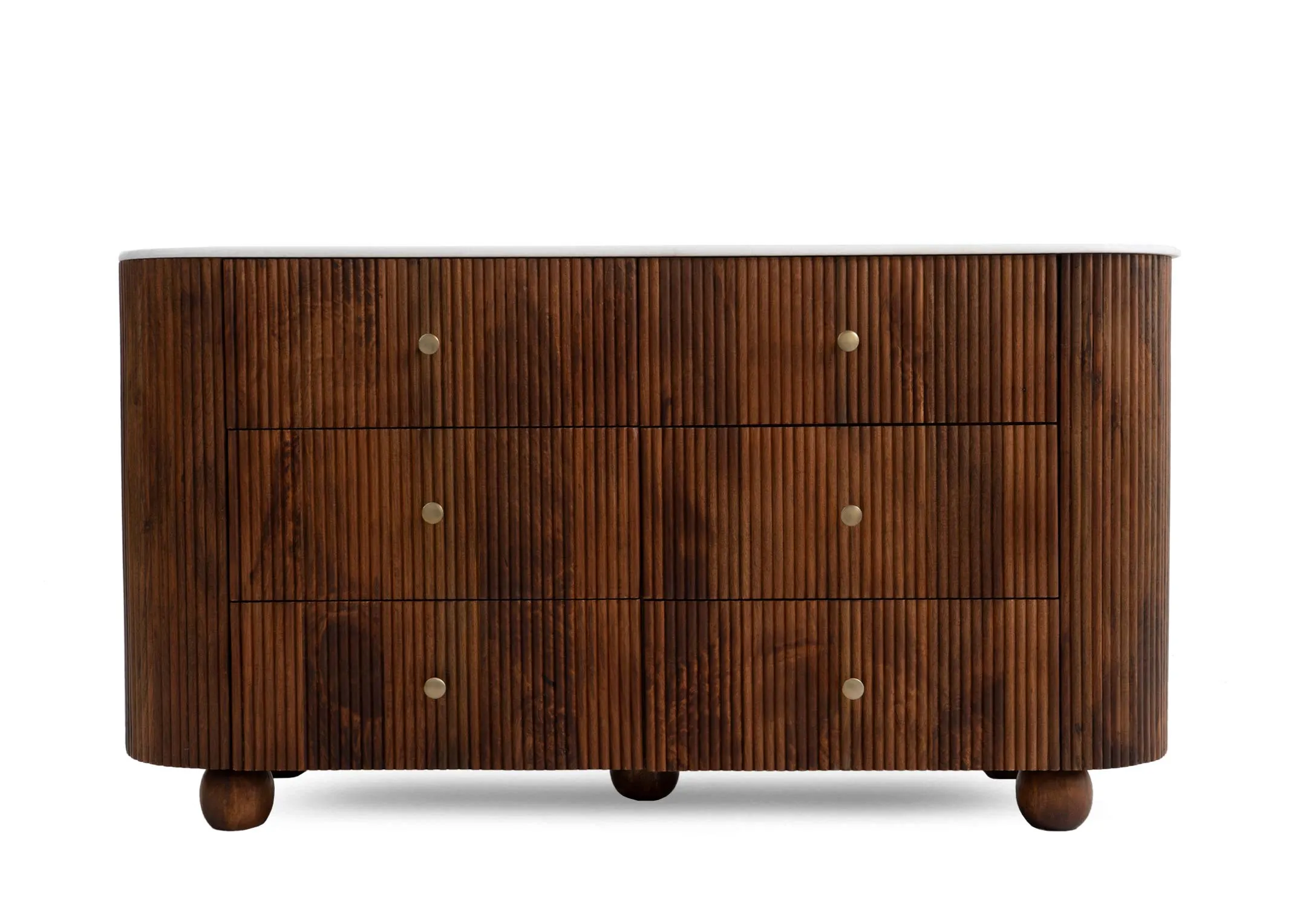 A dimension image of the Bunton Chest of Drawers with 155cm x 48cm x 85cm