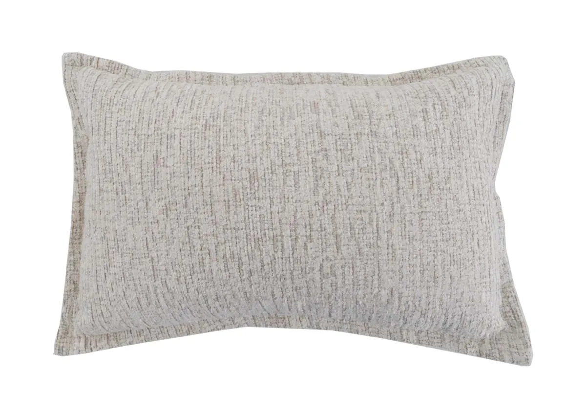 A creamy clay bolster cushion from EZ Livings cushion range. Front view