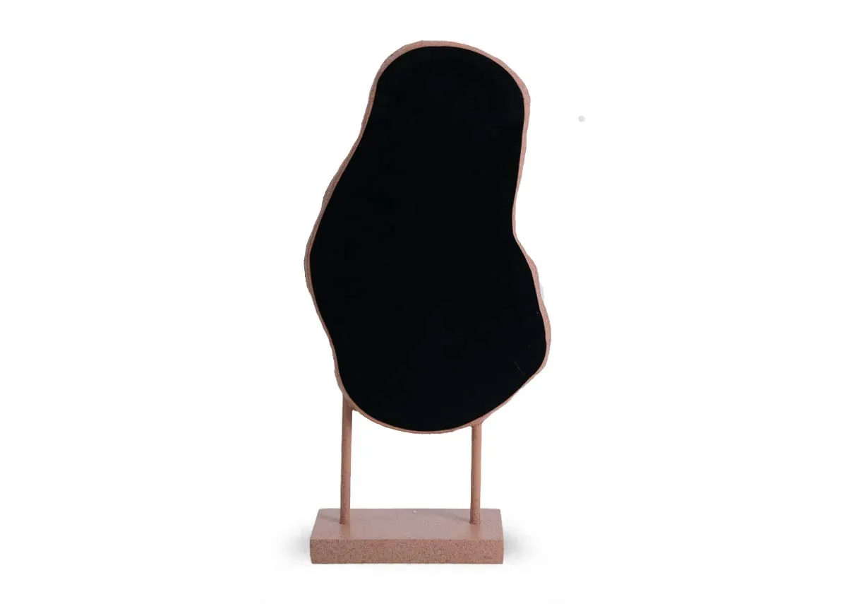 A dimension image of the Rosa Mirror with 21.8cm x 42.2cm