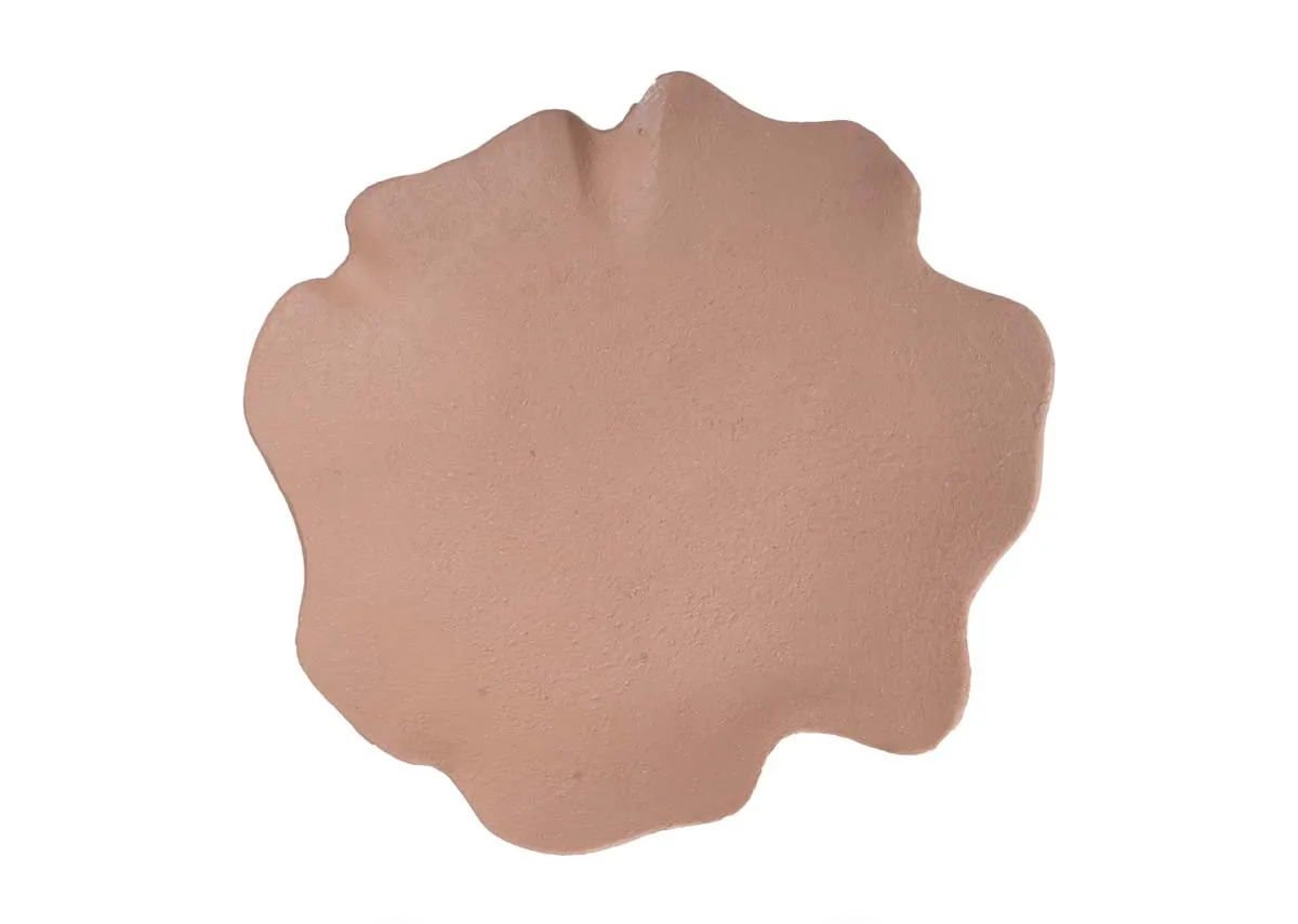 A peach decor bowl from EZ Livings Peony range.Front view