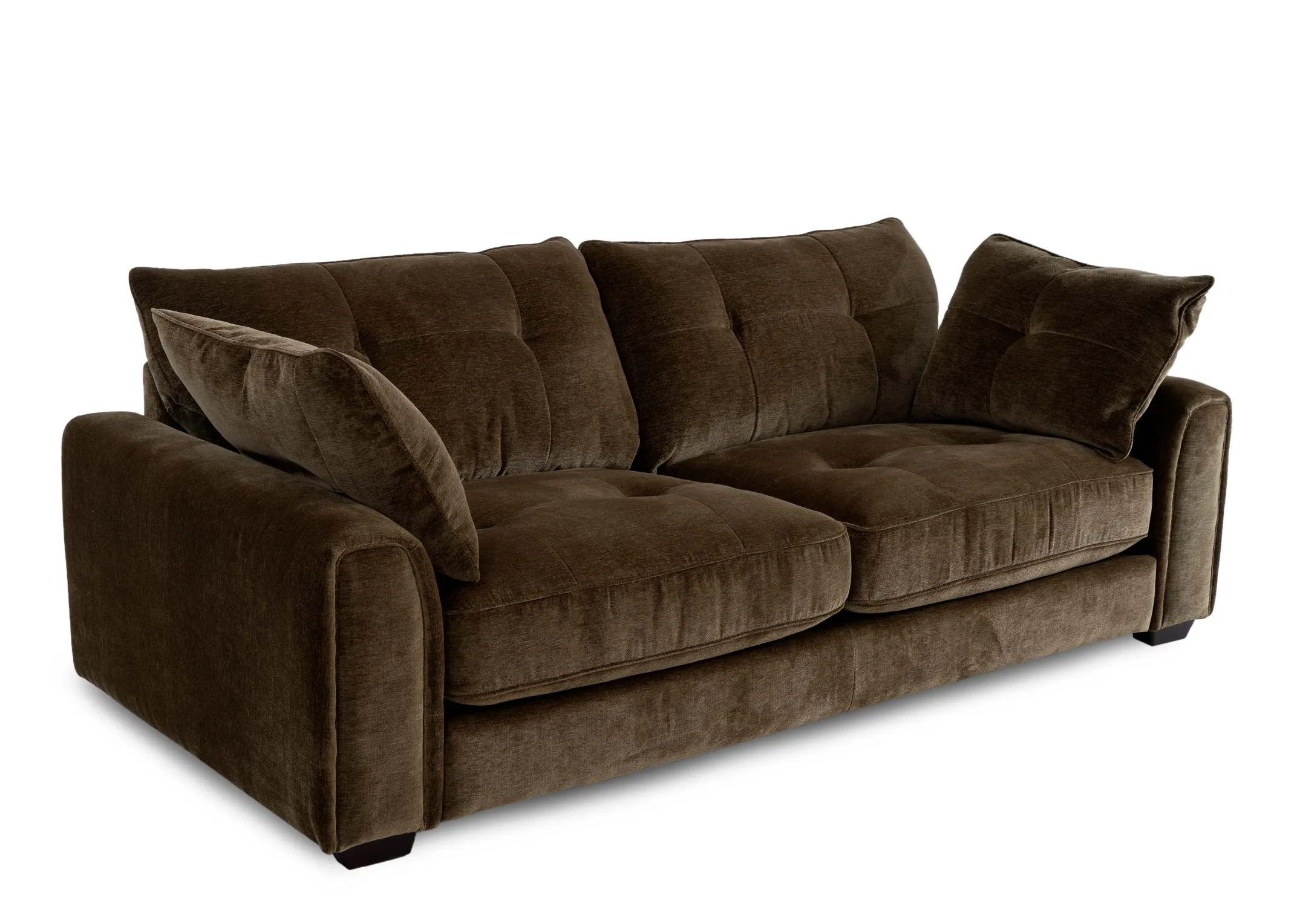 2.2 Seater Green Fabric Sofa - Darcy
