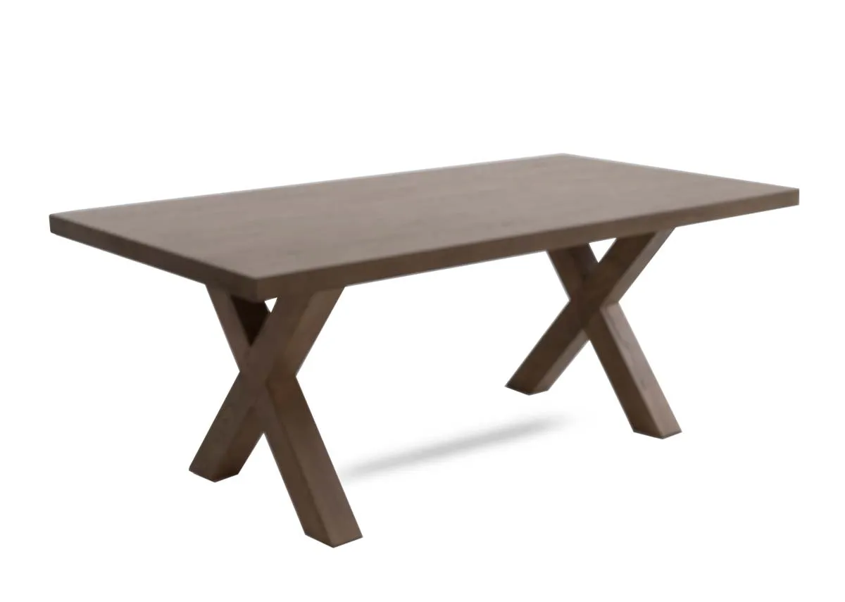 200cm Solid Ash Dining Table - Geneva