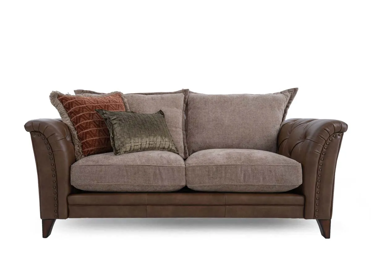 A dimension image of the Savannah 2 Seater sofa with 203cm x 95cm x 95cm 