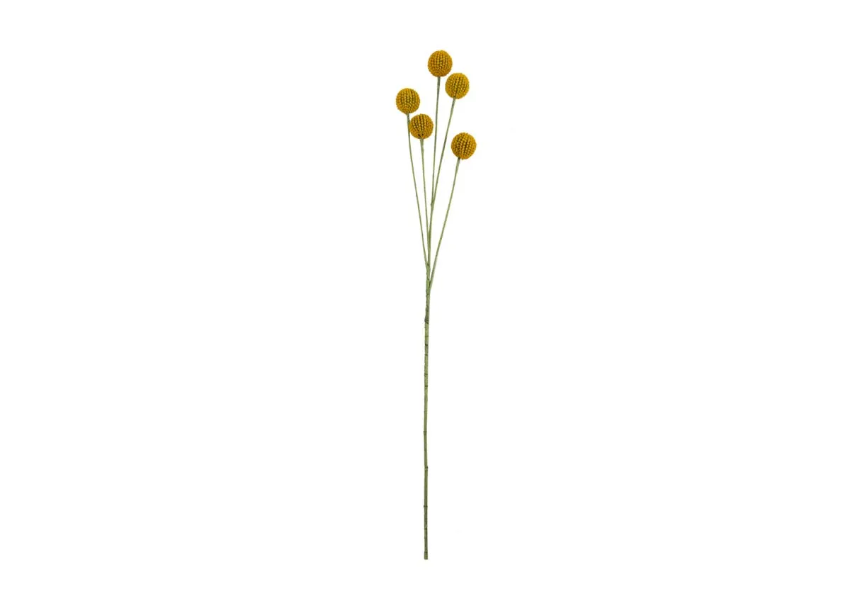 Yellow Floral Spray - Craspedia