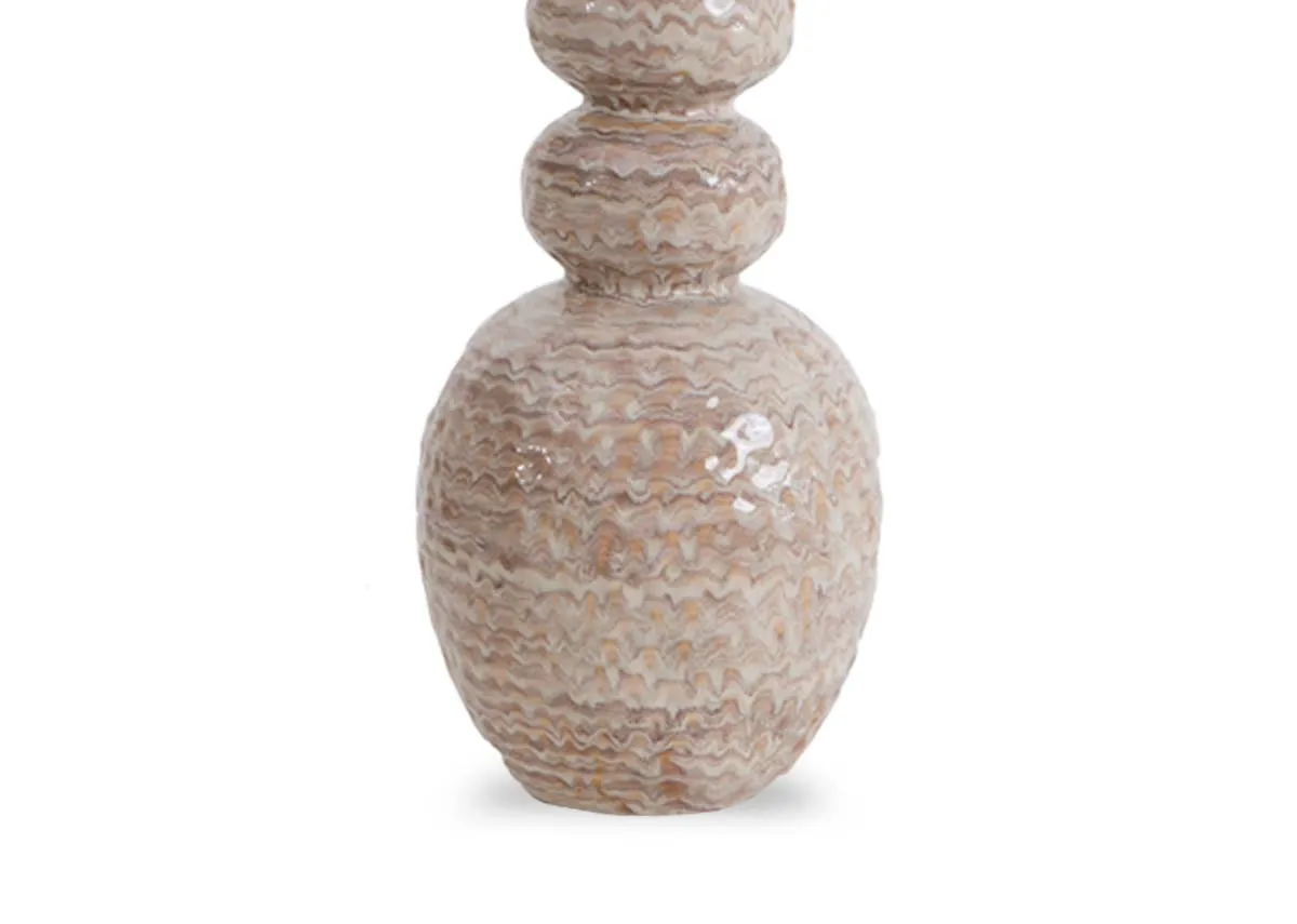 A dimension image of the Sand Candlestick holder with 15.5cm x 41cm