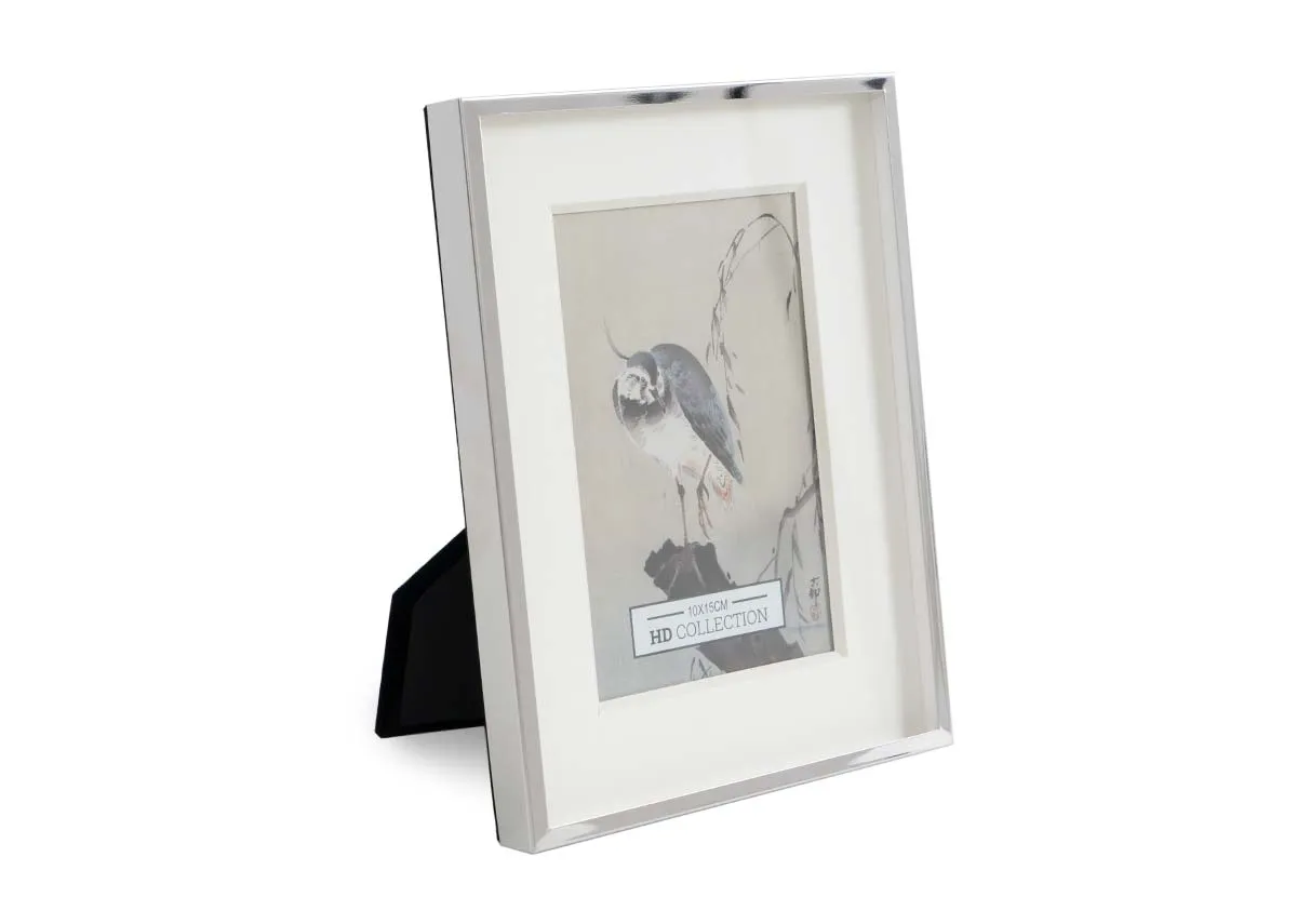 A dimension image of the Nickel Photo Frame with 10cm x 15cm