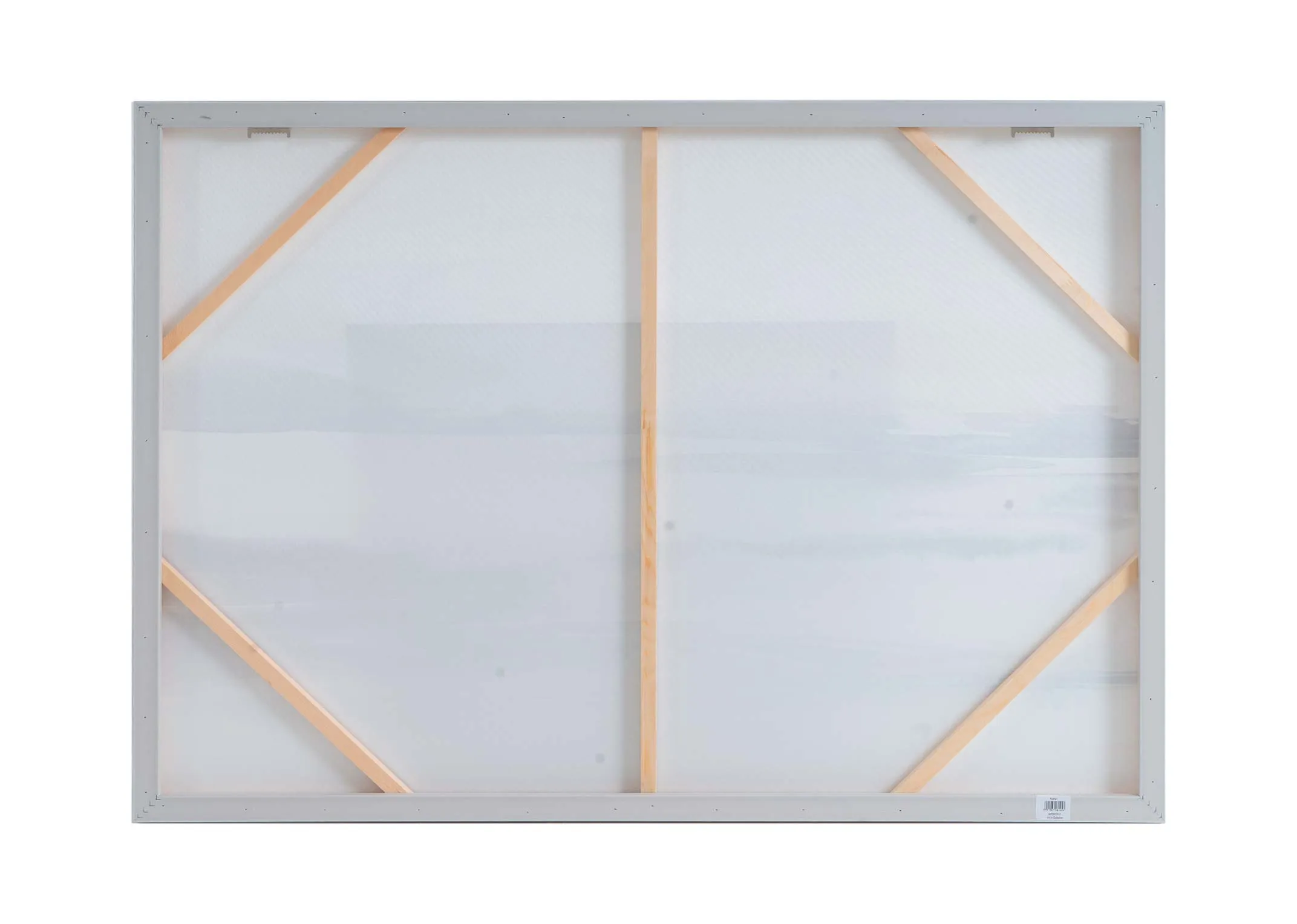 A dimension image of the Illusion canvas with 122cm x