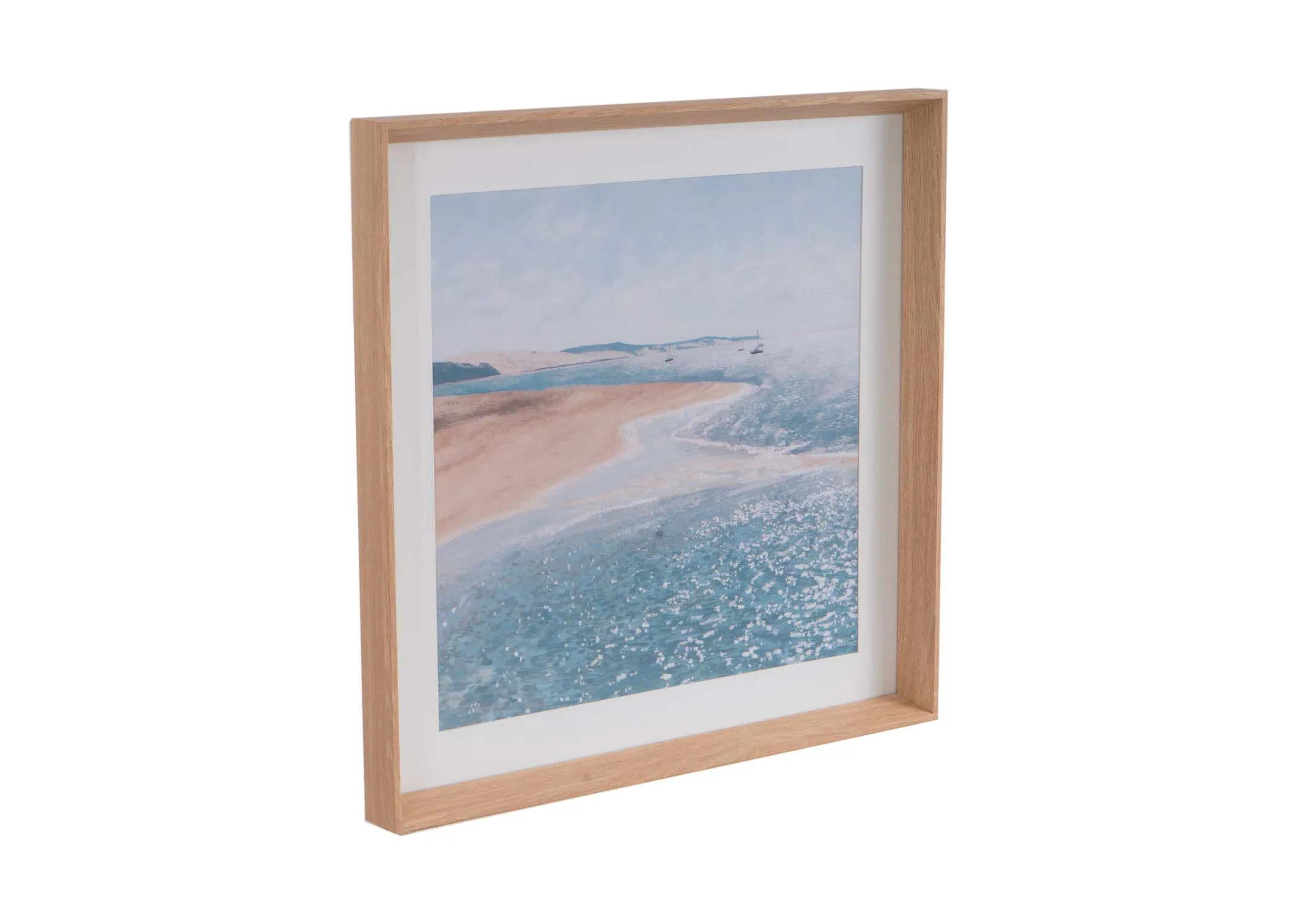 A dimension image of the Sea Remembered with 70cm x 70cm