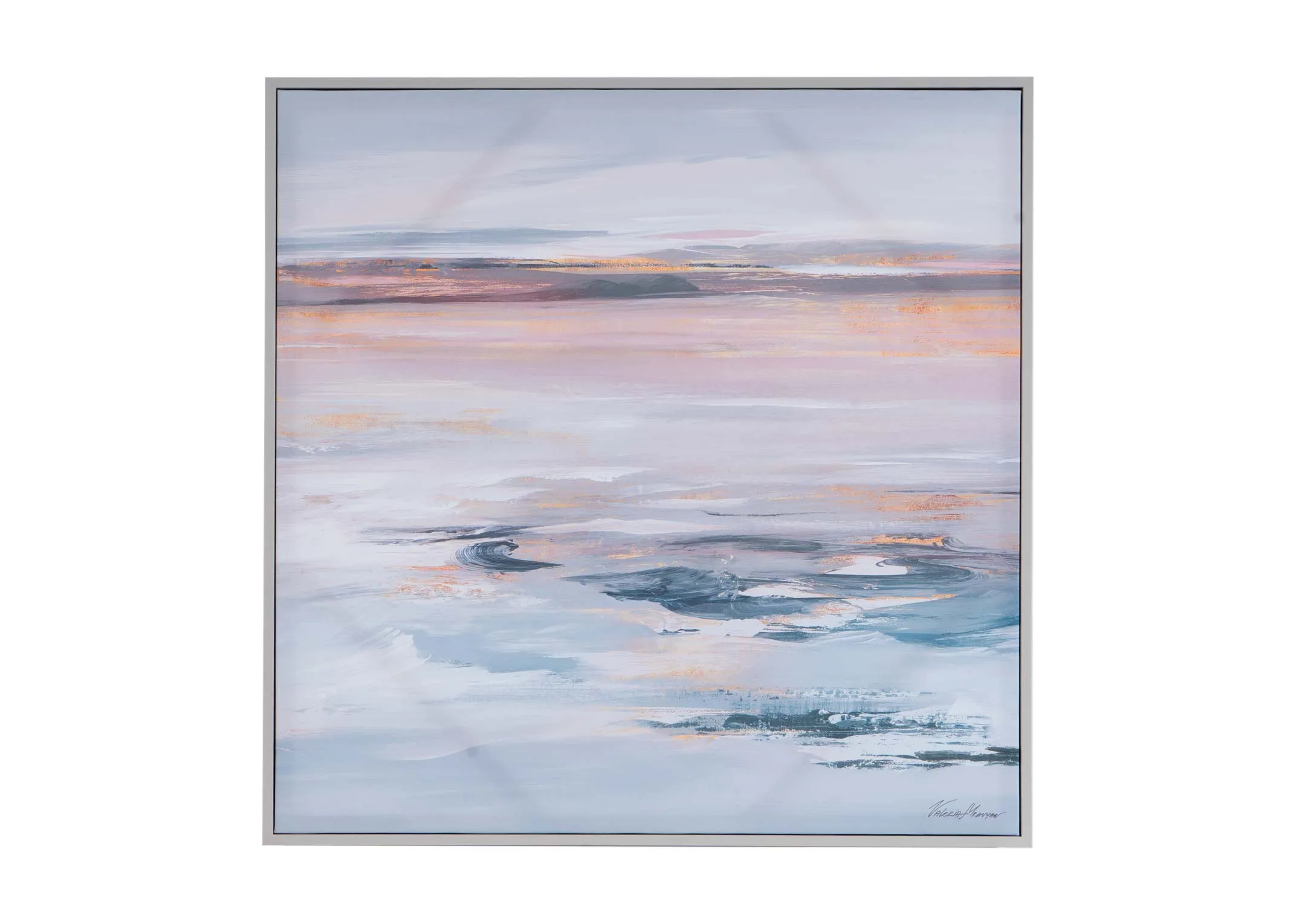 70cm x 70cm Framed Canvas - Morning Haze
