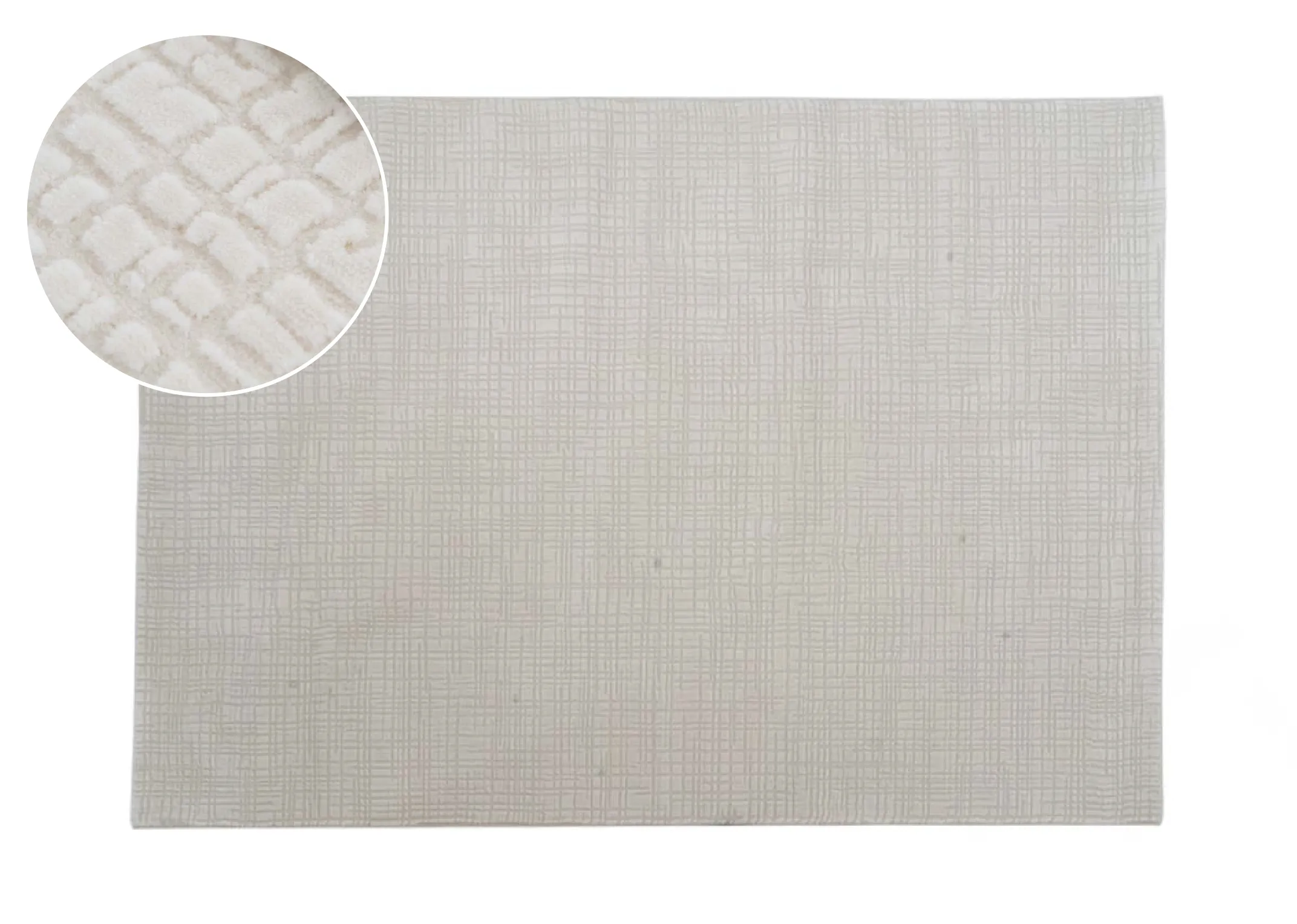 Cream 120cm x 170cm Small Rug - Sign