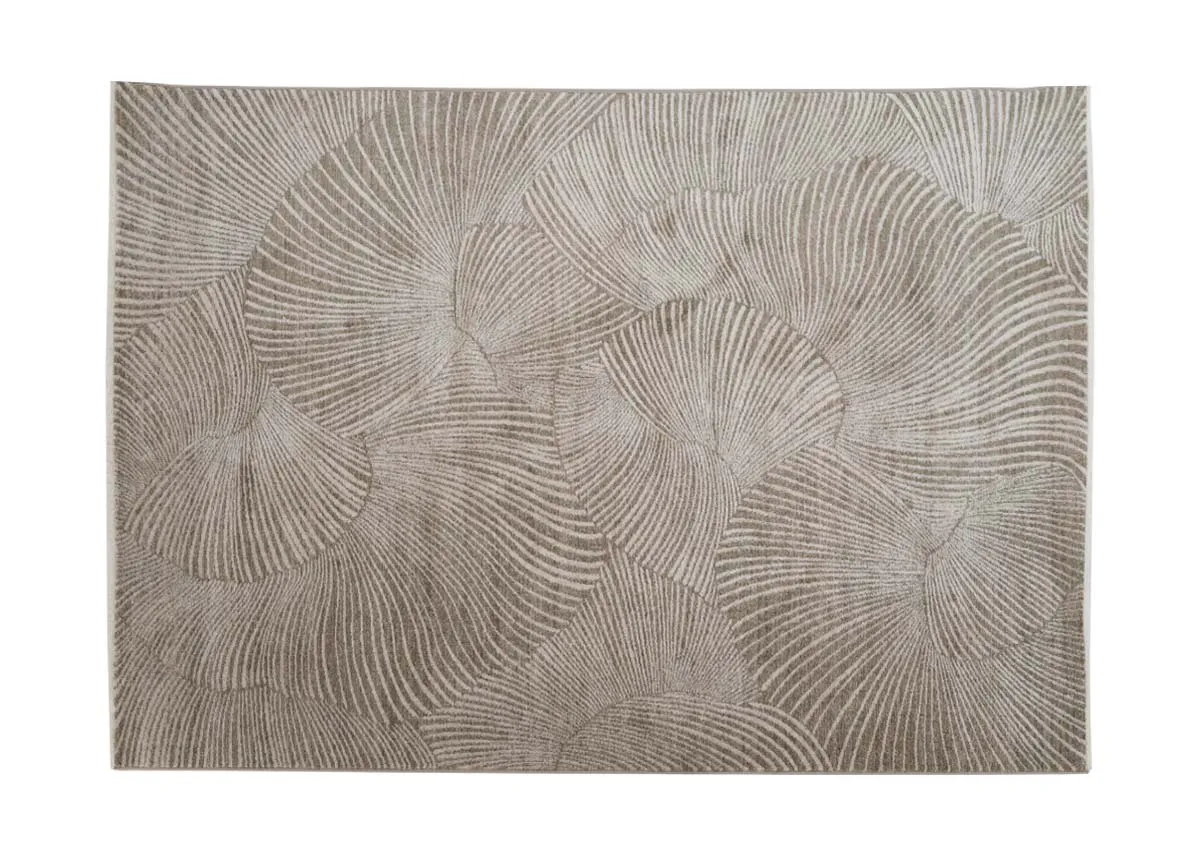 image of the Shell green rug with 290cm x 200cm