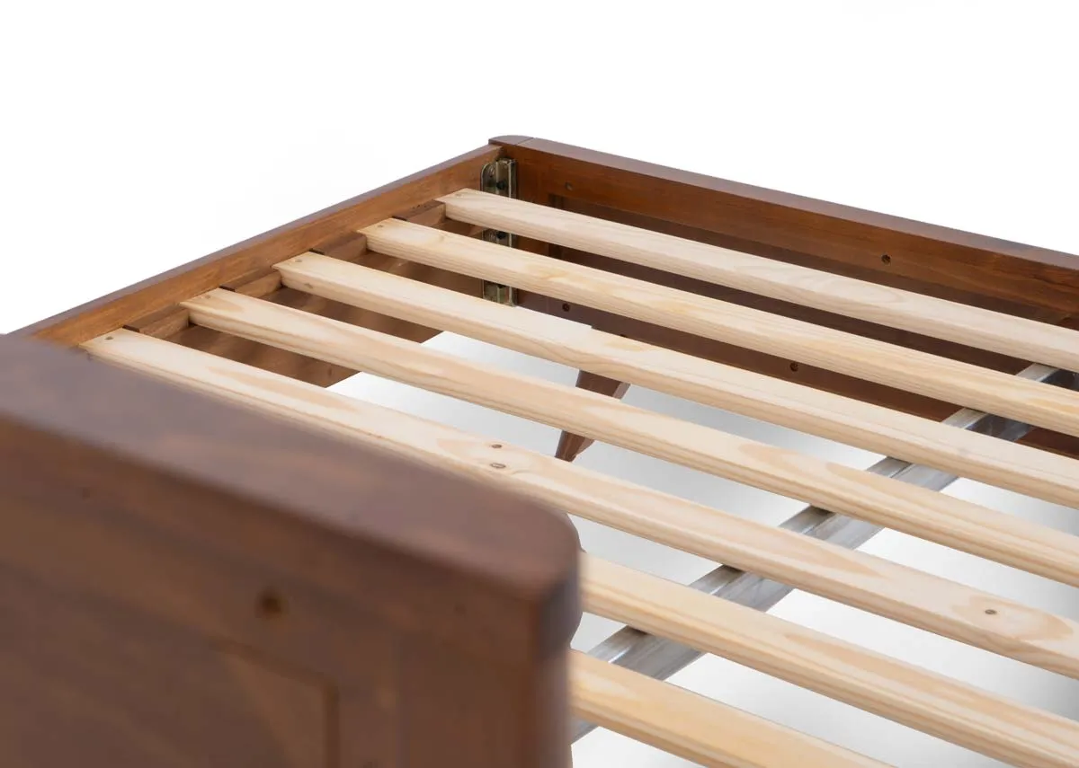 A dimension image of the Velmora 6ft Bedframe with 188cm x 203cm