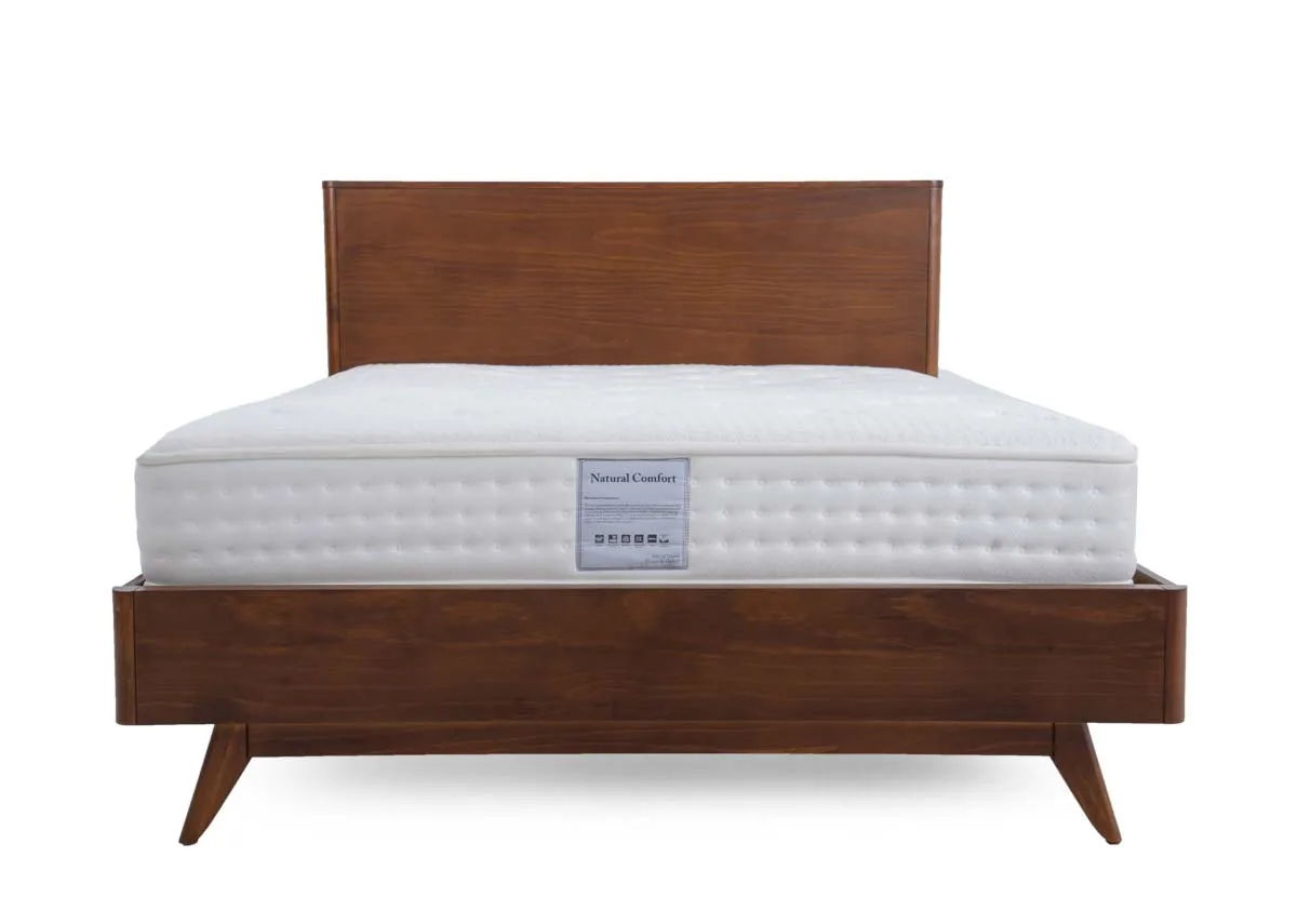 A dimension image of the Velmora bed with 127cm x 192cm x 110cm