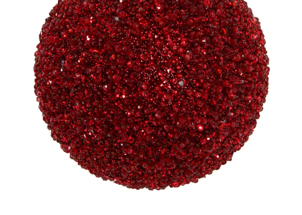 A dimension image of the Our First Christmas Set of Baubles with 10cm