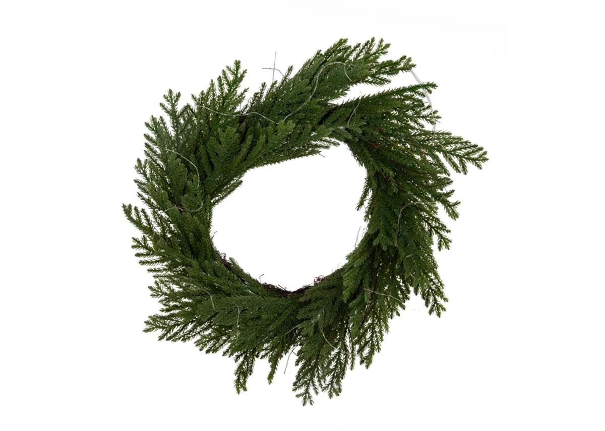 Pine Needle With LED - Christmas Wreath