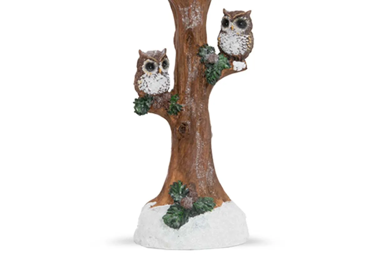 A dimension image of the Owls on a Lamppost with 12cm x 36cm