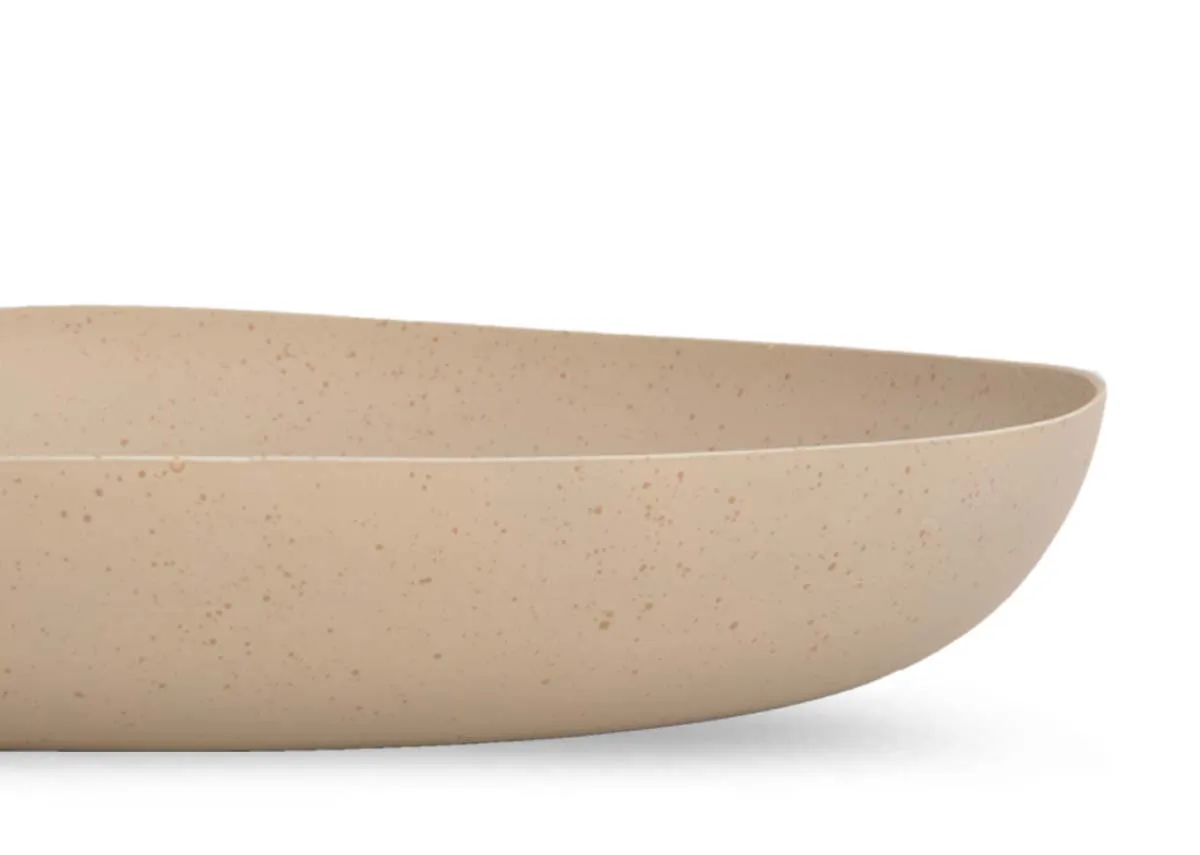 A dimension image of the Large Anzio dish with 44cm x 7cm