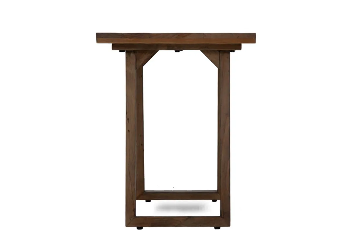 A side view of the side table Ladder