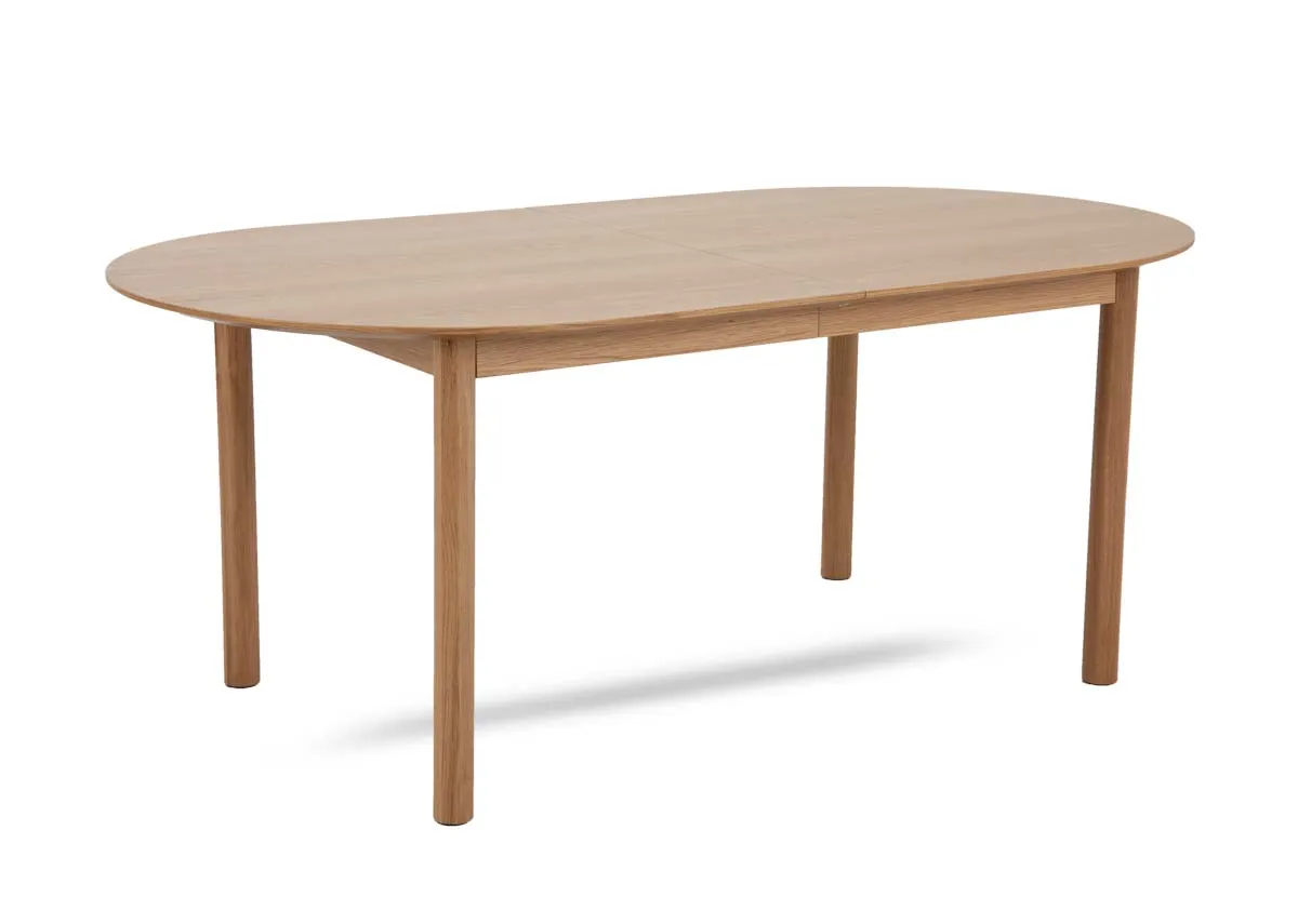 190cm-280cm Extendable Oak Dining Table - Gallina