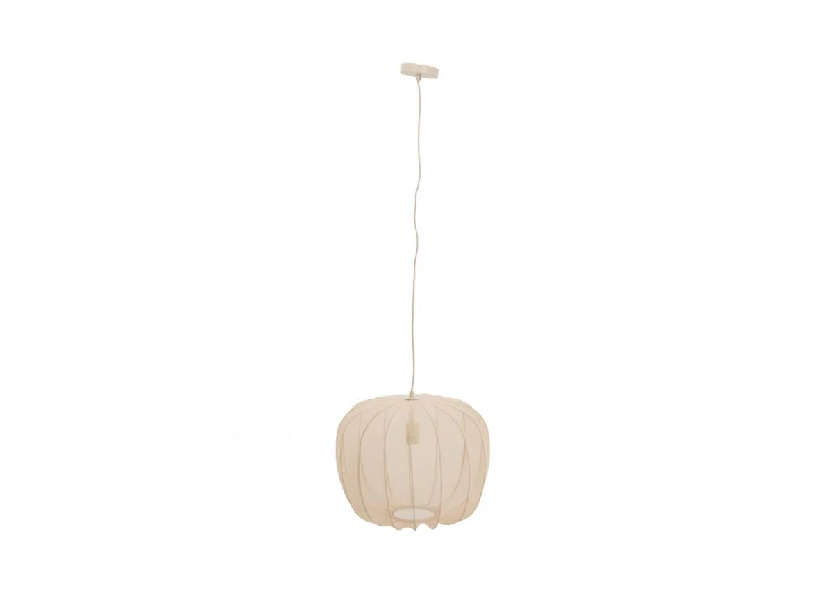 Large Sand Hanging Lamp - Plumeria