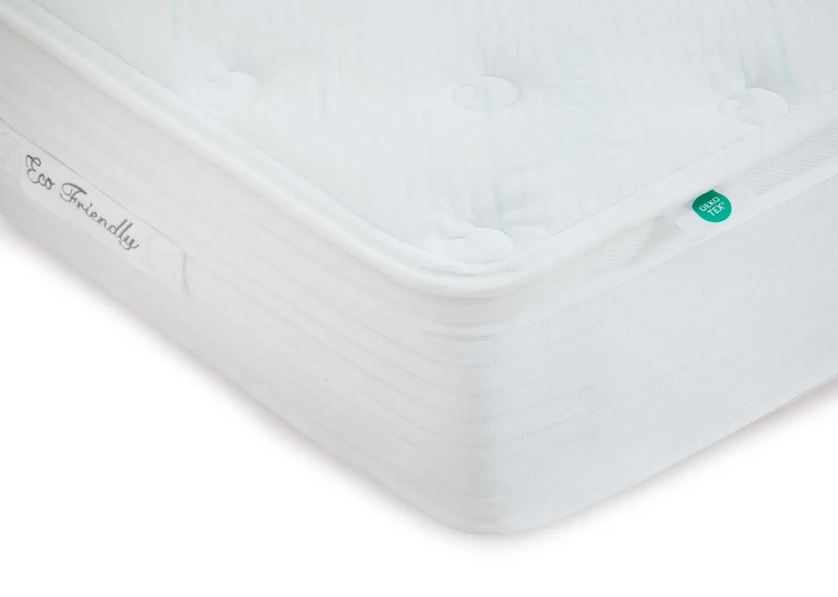 A dimension image of the Majestic Mattress with 25cm Depth