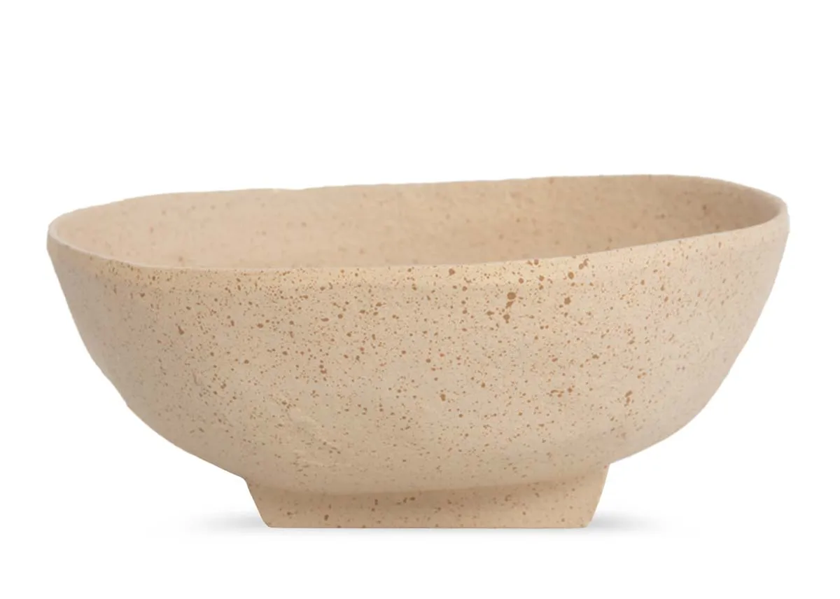 Large Light Brown Dish - Rosana