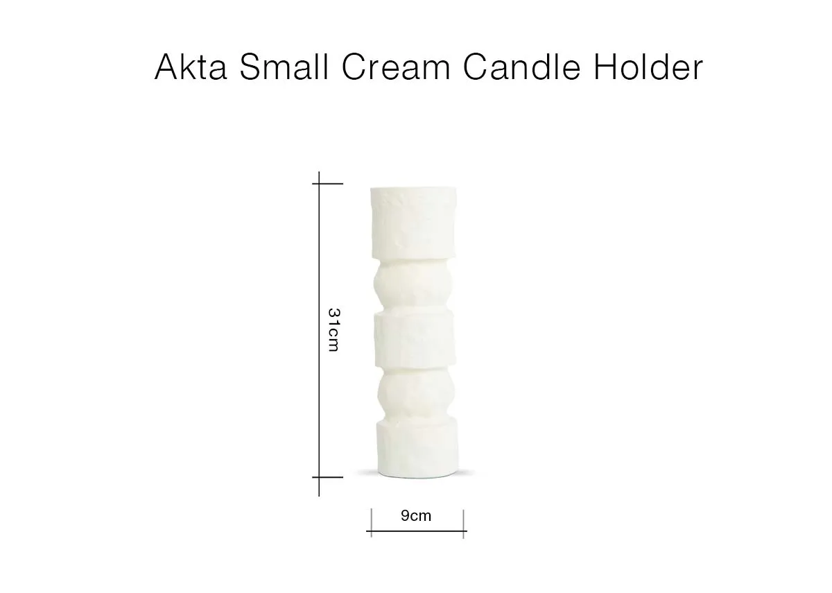 A dimension image of Akta Candle Holder with 9cm x 31cmx