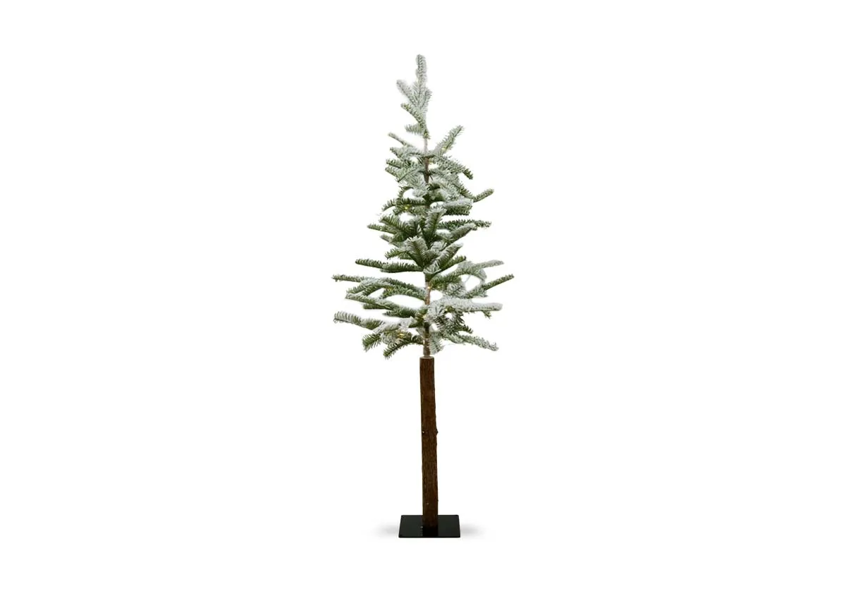 150cm Alder Snow With Lights - Christmas Tree